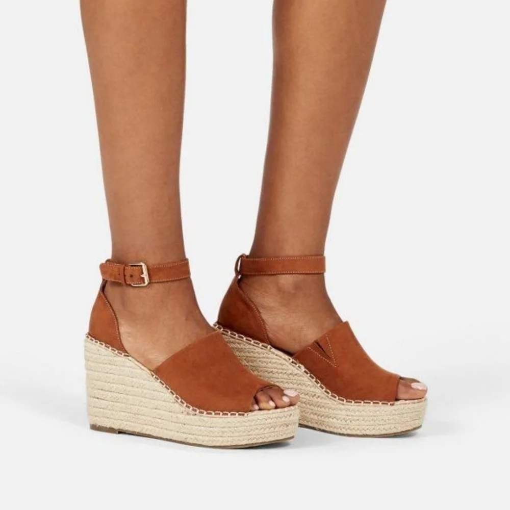 NWOT Espadrille Wedge Shoes NEVER WORN